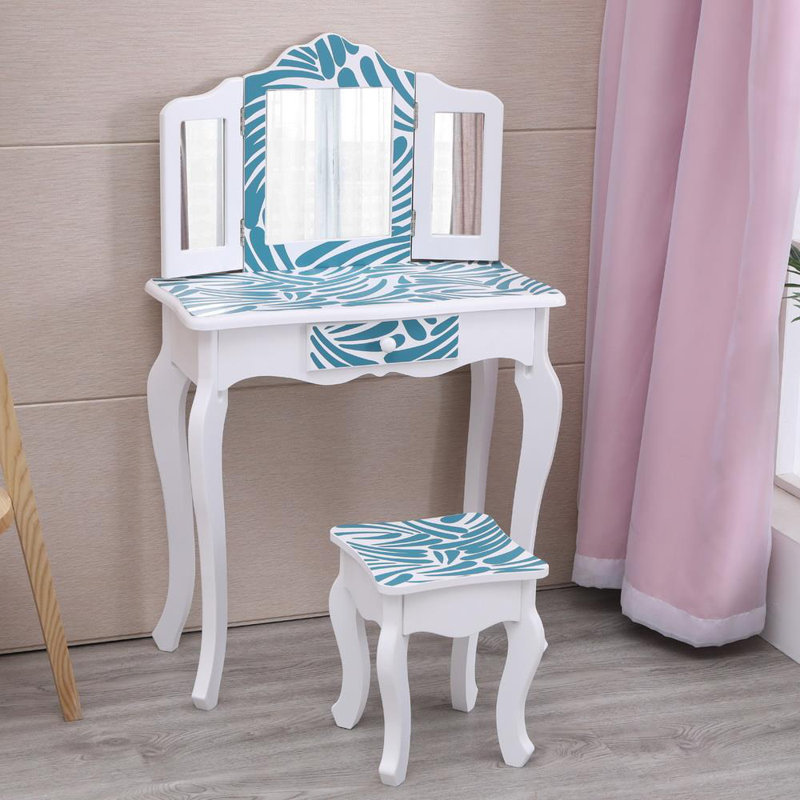 Kids Vanity Set with Mirror
