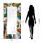 Rock Star I Rectangular Beveled Mirror on Free Floating Printed Tempered Art Glass-1643914228
