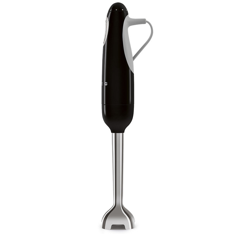 50's Retro Style Hand Blender w/ Premium Packaging, Black Glossy