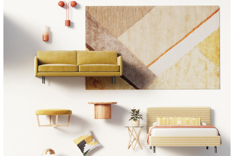 Orange and yellow color combo.