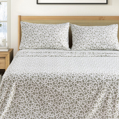Soft Printed Microfiber Sheet Set