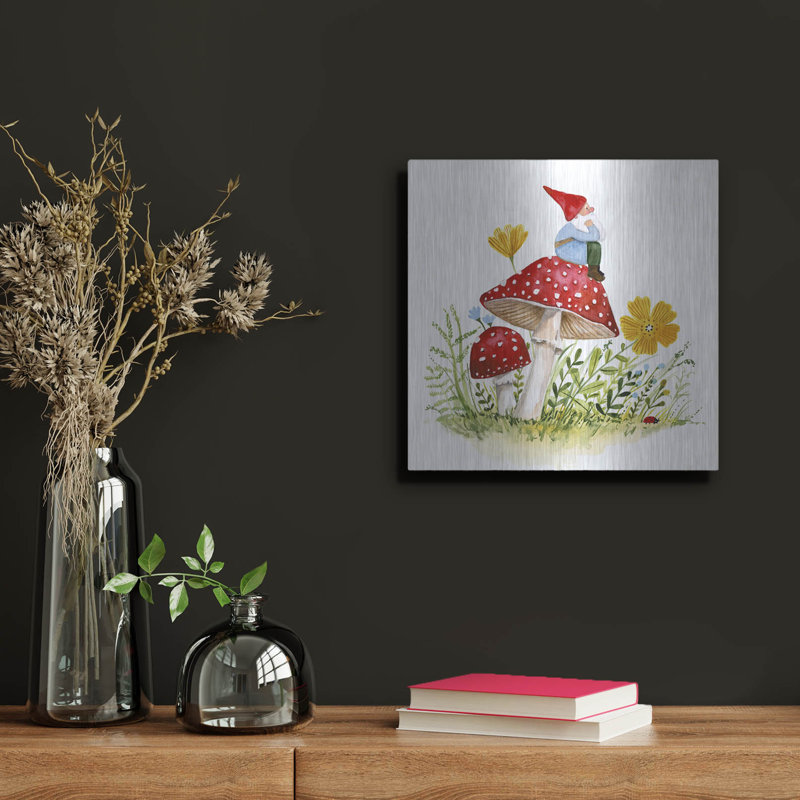 «Garden Guardian I» par Victoria Borges, H 12 po x l 12 po