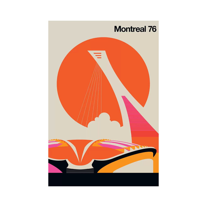 Montréal 76, giclée sur toile tendue avec châssis, H 18 po x l 12 po