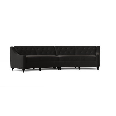 Charlotte Upholstered Curved Sectional Symmetrical