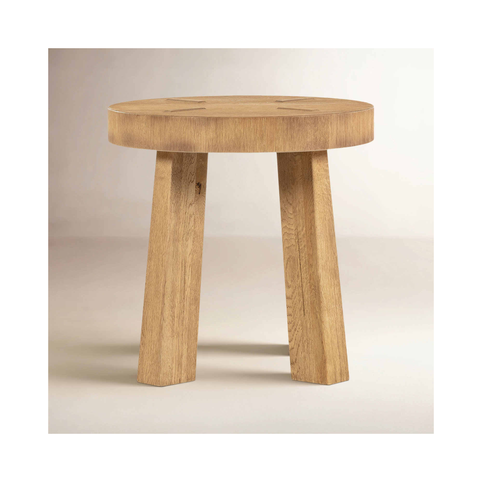 SADIRA End Table-Worn Oak, Worn Oak