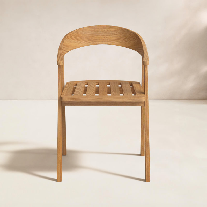 Mendy Outdoor Teak Dining Armchair