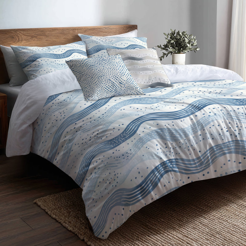 Ensemble de literie 6 pièces Dots, Queen Comforter + 5 Additional Pieces