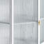 Armoire d'angle 21,64 "avec porte en verre trempé et rangement - Blanc pour salle de bain, chambre à coucher, salon, espace simple fonctionnel élégant