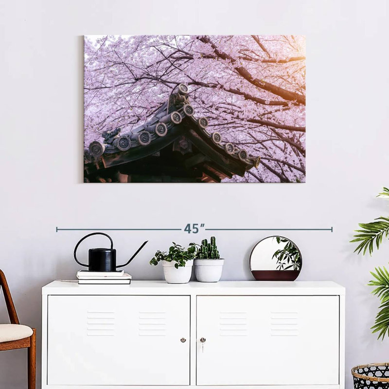 Harnek Blossoming Sakura Tree, 24" H x 36" W
