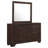 6-Drawer Dresser With Mirror Dark Cocoa-465599166