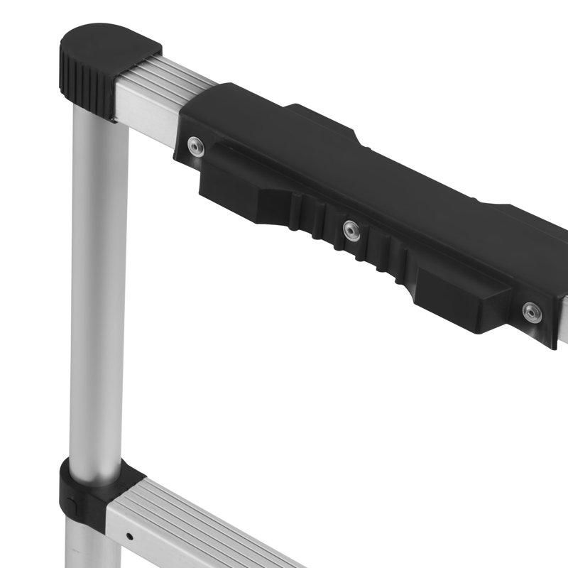 Échelle télescopique rétractable à un bouton 8,5 pi capacité 375 lb