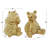 Porcelain Ceramic Handmade Bear Decorative Sculpture Set-1004474837