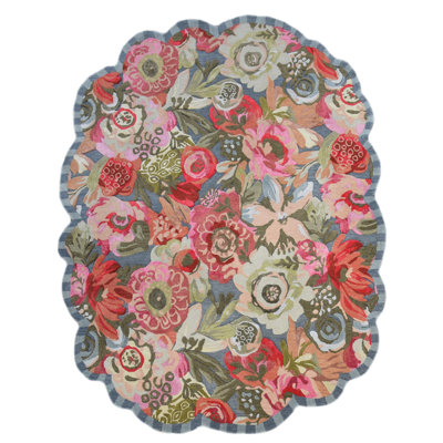 Sea Garden Floral Rug