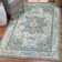Tapis bleu Lusse
