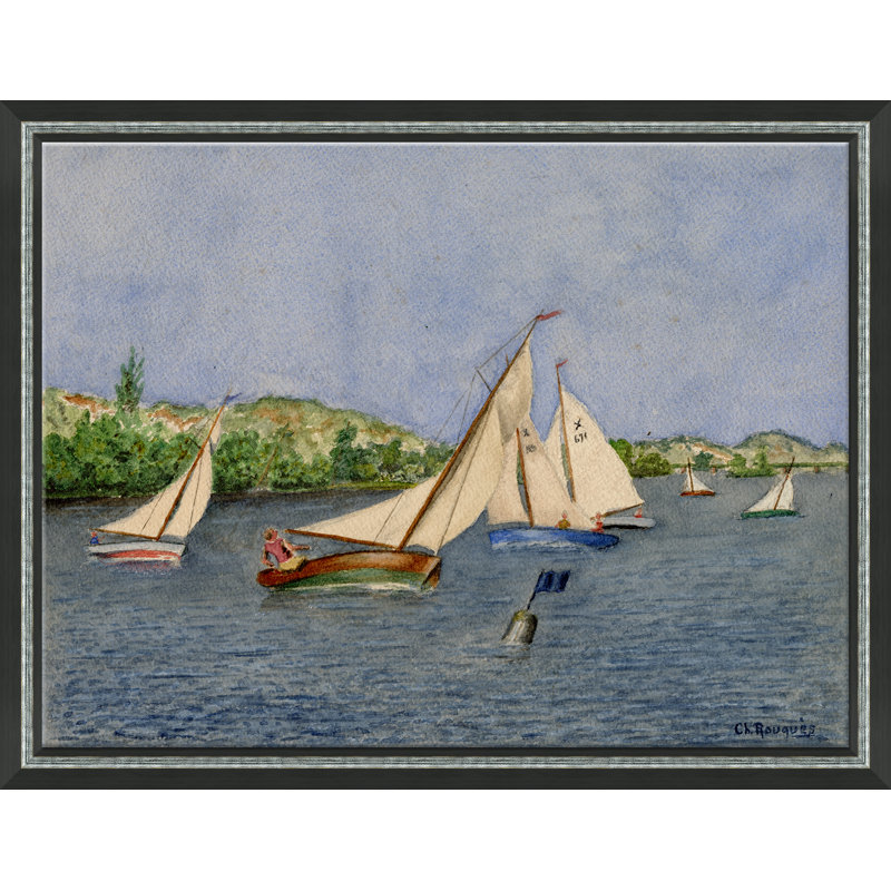 Boats Giclee On Canvas