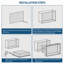 Stainless Steel Shower Niche Double Shelf-463527702