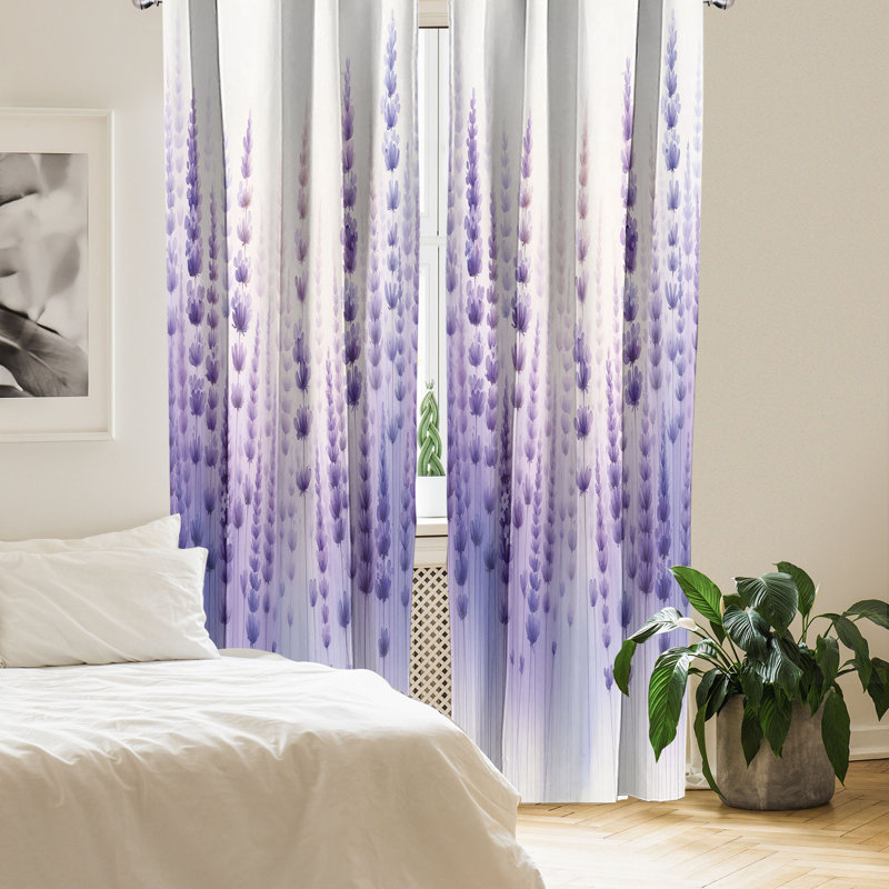 Semi Sheer Curtain Pair, 56" W x 63" L