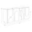 74'' W Solid Wood Sideboard