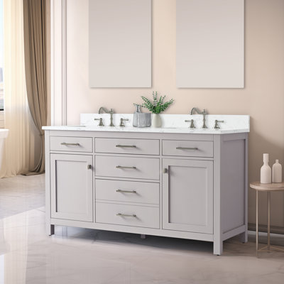 Meuble-lavabo double Ajhane
