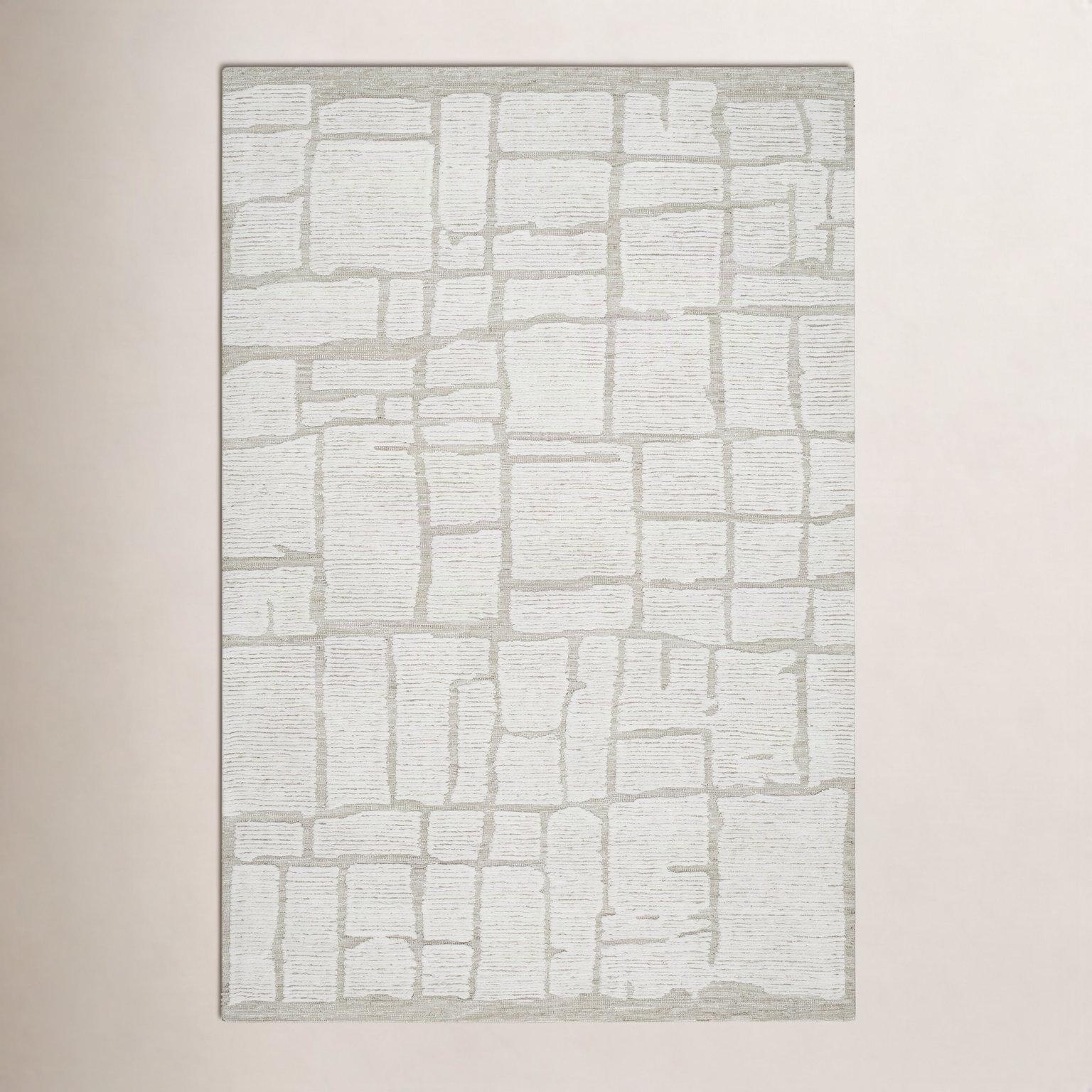 Hand-Tufted Abstract Rug, Rectangle 2' x 3'