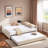 Upholstered Daybed With Trundle And Usb-476948399