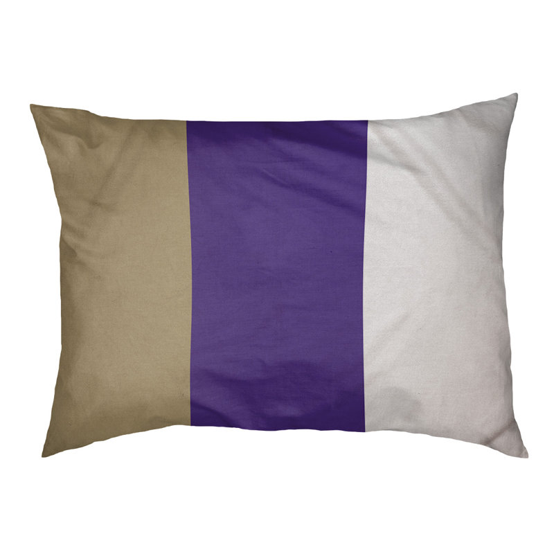 Coussin de lit pour chien Cincinnati, Très grand (l 50 po x P 40 po x H 7 po), Or / mauve / blanc
