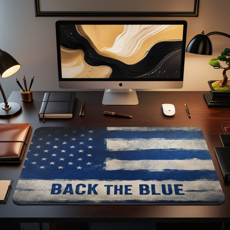 Polyester Desk Pad, 23.6x13.8