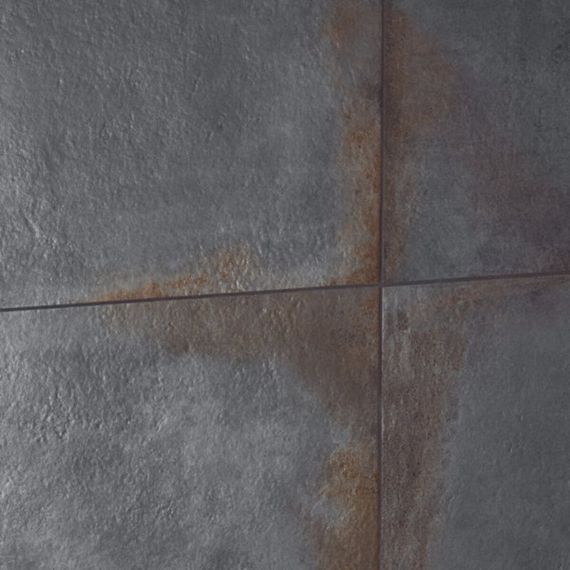 Angela Harris Flatiron 24X48 Semi-Polished Porcelain Tile, Black