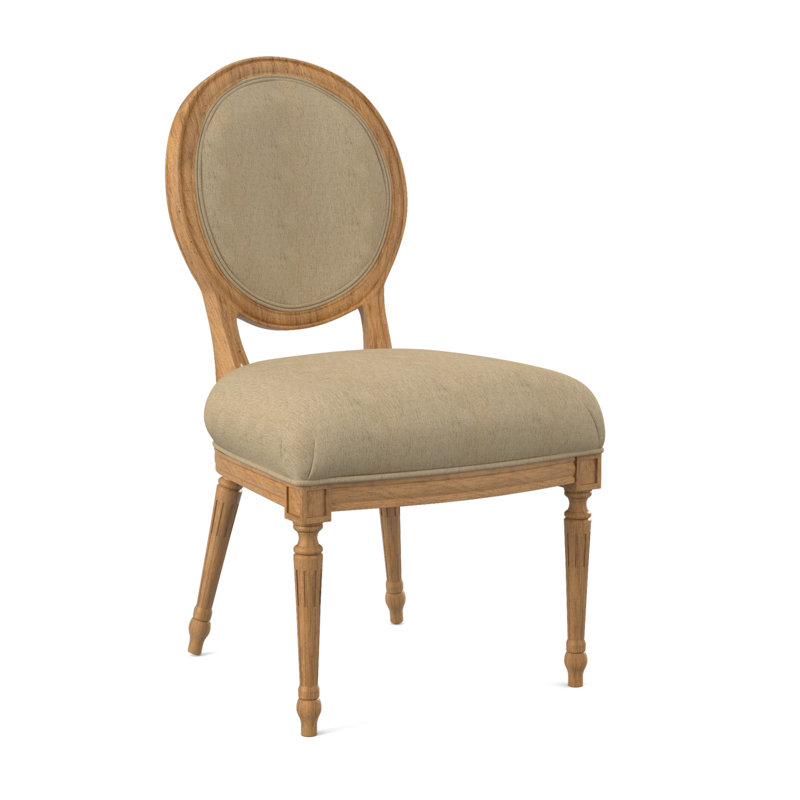 Dauphin Dining Chair, Amber, Filigree Ivory