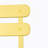 3 Pieces Patio Bistro Balcony Metail Chair Table Set-863532434