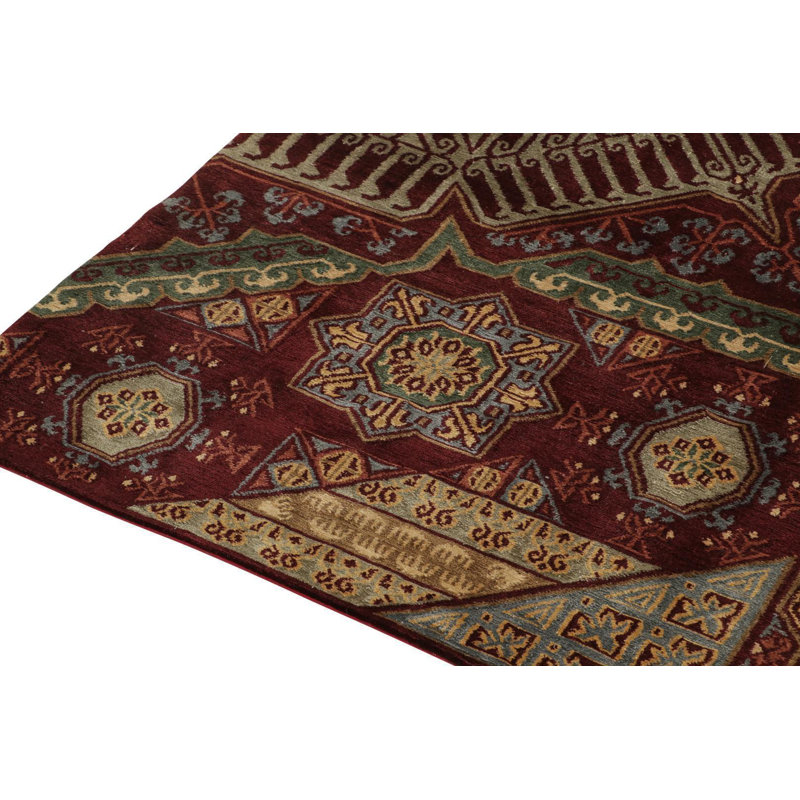 One-of-a-Kind 3'11" X 4' Hand Knotted Area Rug
