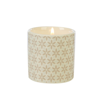 Candle Wax Lyrical Fired Earth W/F Ceramic Oolong & Stem Ginger