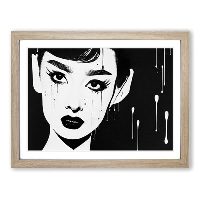 Monochrome Woman Vol.2 - Framed Print