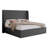 Belo Upholstered Lift-Up StorageBed with Wingback Headboard,King,Dark Gray-1557355667-1557355665