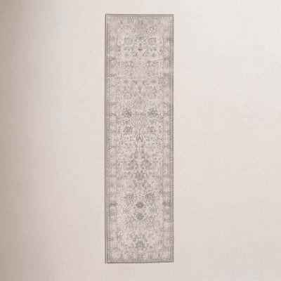 Lynnette Gray Beige Oriental Rug
