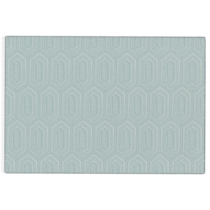 Geometric Indoor Rug, Rectangle 8' x 12'
