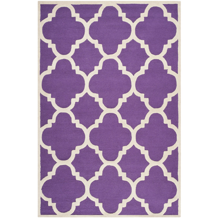 Keith Geometric Wool Hand Woven Area Rug
