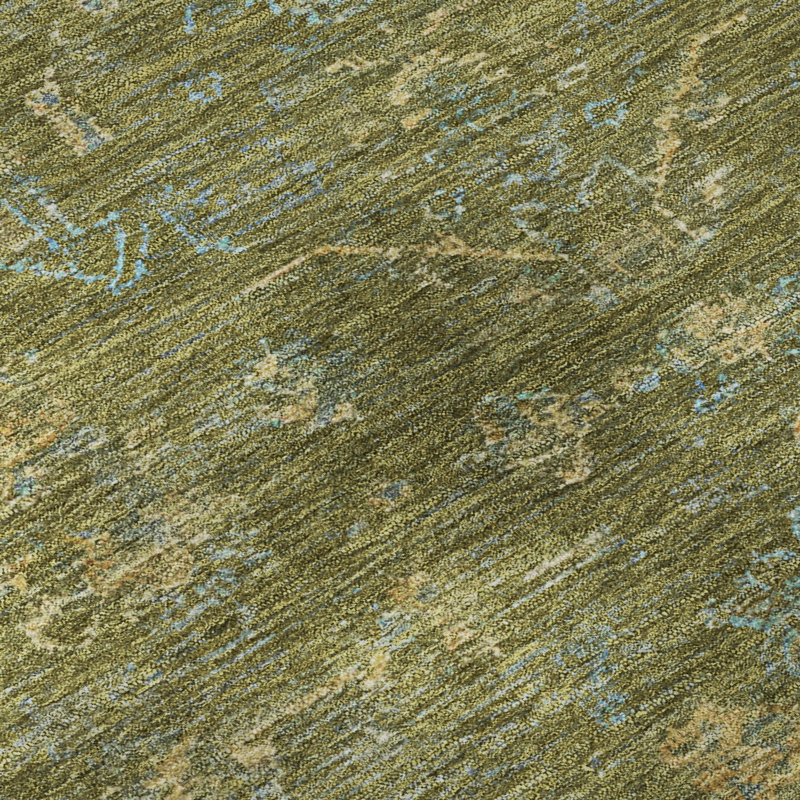 Tapis de qualité supérieure lavable à la machine Mayfield Global, Fougère, 5 pi x 7 pi 6 po