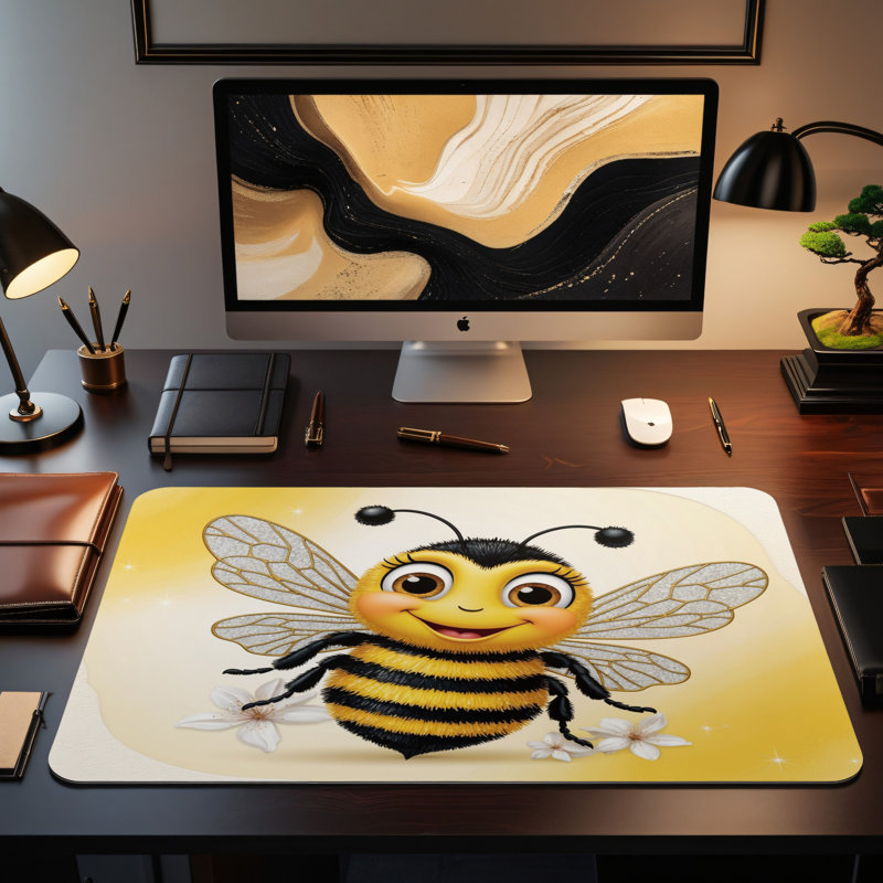 Polyester Desk Pad, 23.6x13.8