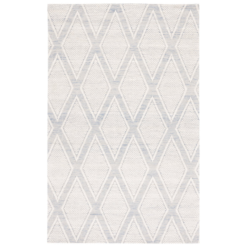 Branislavka Hand Woven Performance Geometric Rug, Rectangle 5' x 8'
