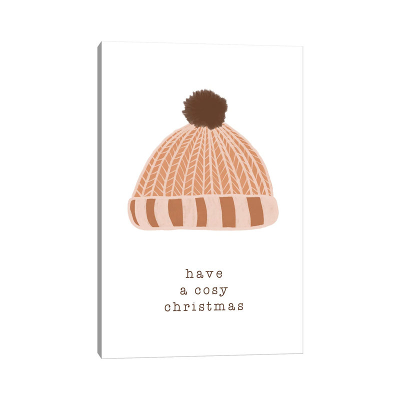 « Have a cozy Christmas » par Orara studio-reproduction d’art, Toile tendue, Pas de tapis, H 40 po x l 26 po x P 1,5 po