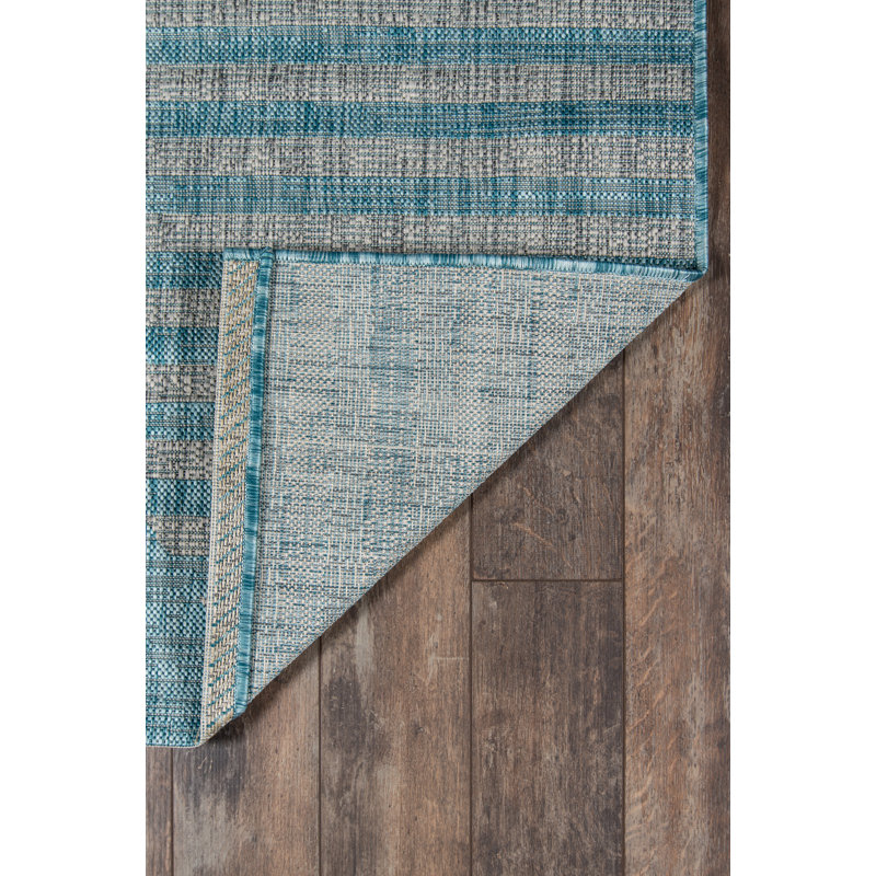 Tapis turquoise Momeni Villa Monaco, Rectangle 2 pi x 3 pi