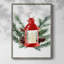 «Christmas Holiday Art» CECL XXVI, reproduction d'art encadrée - bois massif-1129562891