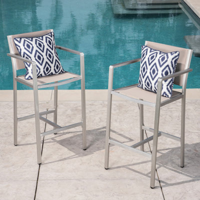 29.50" Patio Seating Assortments, Silver Rust-, Grey Mesh  2 Garden Combos, Rust,