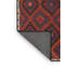 Tapis de zone orange/noir contemporaine Newfane-2063013013