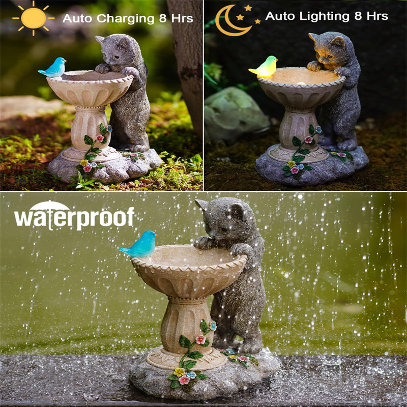 Animals Weather Resistant Resin Garden Statue