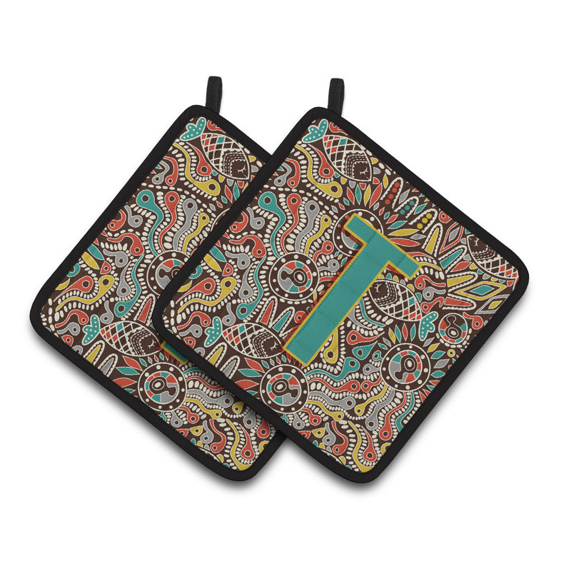 Cuisinier poignée tribal rétro, T