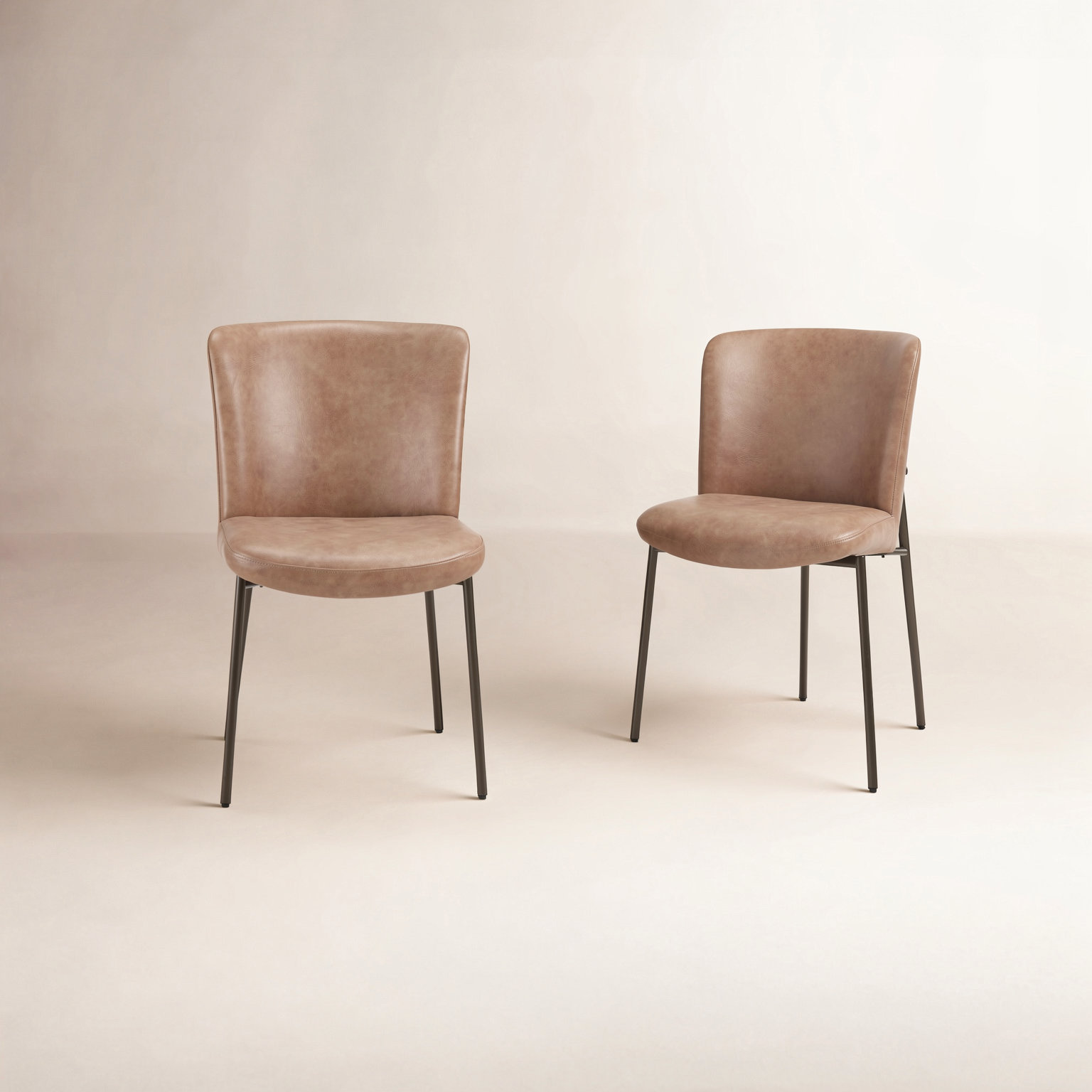 Birier Genuine Leather Dining Chair