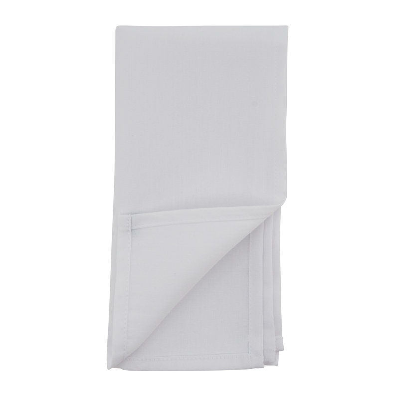 Serviette 20 "Evansville, Blanc