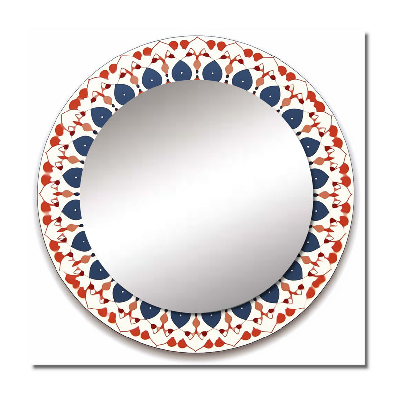 Art mural en miroir pour salle de bain, 23 po x 23 po